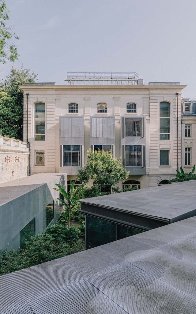 Façade intérieure, Institut des Civilisations 2